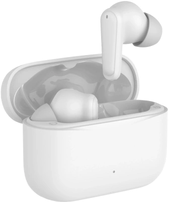 Гарнитура внутриканальные Hyundai Select H-EP203 белый беспроводные bluetooth в ушной раковине (HEP203W)