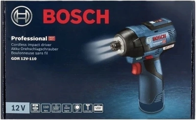 Гайковерт Bosch GDR 12V-110 аккум. патрон:держатель бит 1/4" (06019E0002)