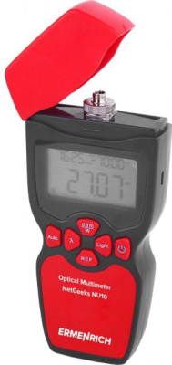 Мультиметр Ermenrich NU10 цифровой красный/черный (82556)