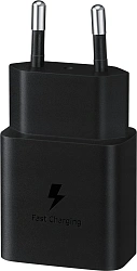 Сетевое зар./устр. Samsung EP-T1510X 15W 2A+1.67A (PD) USB Type-C для Samsung черный (EP-T1510XBEGRU)