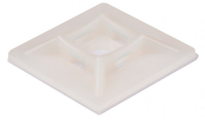 Площадка Hyperline HW-4A для стяжек полиамид 27.7x27.7мм (упак.:100шт)