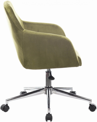 Кресло Бюрократ CH-380SL фисташковый Italia 12 крестов. металл хром