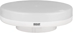 Лампа светодиодная Gauss Elementary GX53 13Вт цок.:GX53 таблетка 220B св.свеч.бел.теп. Tablet (упак.:1шт) (83813)