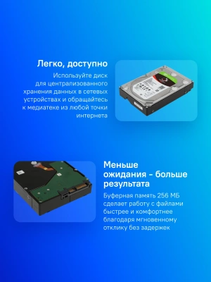 Жесткий диск Seagate SATA-III 8TB ST8000VN004 NAS Ironwolf 4KN (7200rpm) 256Mb 3.5"