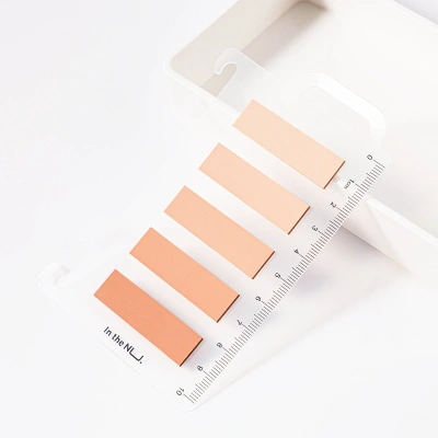 Закладки самокл. пластиковые Deli ENS356-PK 12x44мм 5цв.в упак. 20лист розовый на линейке (упак.:5шт)