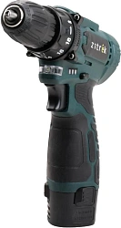 Дрель-шуруповерт Zitrek Green 12V Plus аккум. патрон:быстрозажимной (085-1013)
