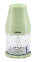 Измельчитель электрический Hyundai HYC-P3108 0.8л. 300Вт черный/зеленый
