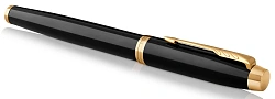 Ручка перьев. Parker IM Core F321 (1931645) Black GT F сталь нержавеющая подар.кор.