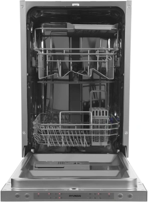 Посудомоечная машина встраив. Hyundai HBD 460 2100Вт узкая серебристый