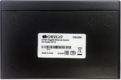 Коммутатор Origo OS2205 OS2205/A2A (L2) 5x1Гбит/с неуправляемый