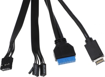 Корпус Formula Crystal Z9 черный без БП ATX 7x120mm 2xUSB3.0 audio bott PSU