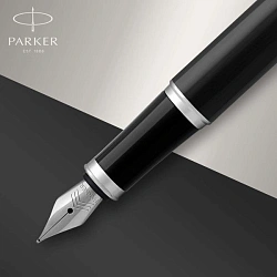 Ручка перьев. Parker IM Core F321 (1931644) Black CT F сталь нержавеющая подар.кор.