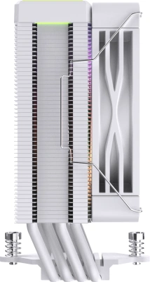 Устройство охлаждения(кулер) Bloody BD-AC205-ARGB1 ARGB Soc-AM5/AM4/1200/1700/1851 белый 4-pin 14-26dB Al+Cu LCD 205W 513gr Ret (BD-AC205-ARGB1-WH)