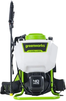 Опрыскиватель Greenworks G40BPS аккум. ранц. 15л белый/зеленый (5300007UA)