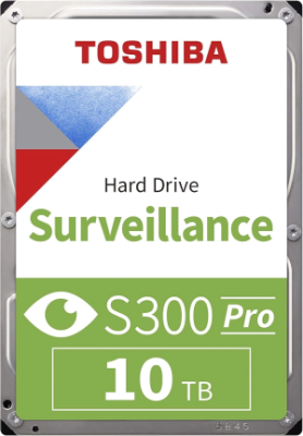 Жесткий диск Toshiba SATA-III 10TB MD10ADA10TV Surveillance S300 Pro (7200rpm) 512Mb 3.5"