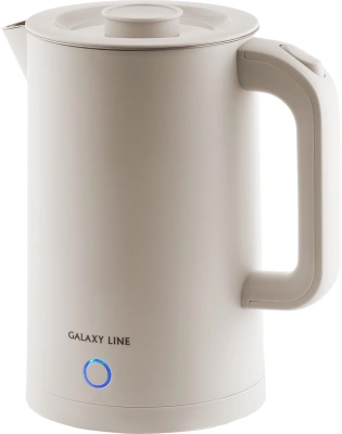 Чайник электрический Galaxy Line GL 0362 1.7л. 2200Вт бежевый корпус: нерж.сталь/пластик (7010103627)
