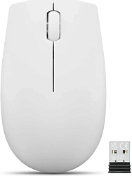 Мышь Lenovo 300 Wireless Compact светло-серый оптическая 1000dpi беспров. USB 2but (GY51L15677)