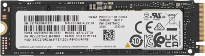 Накопитель SSD Samsung PCIe 4.0 x4 2TB MZVL22T0HBLB-00B00 PM9A1 M.2 2280 OEM