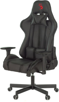 Кресло игровое A4Tech Bloody GC-600 черный эко.кожа крестов. металл