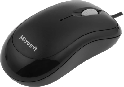 Мышь Microsoft Basic Optical Mouse Black черный оптическая 1000dpi USB 2but (P58-00057)