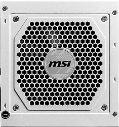 Блок питания MSI ATX 850W MAG A850GL WH PCIE5 80+ gold (20+4pin) APFC 120mm fan 8xSATA Cab Manag RTL