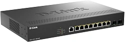 Коммутатор D-Link DGS-1210-10XP/ME/C1A (L2) 8x1Гбит/с 2SFP+ 8PoE+ 240W управляемый