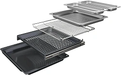 Духовой шкаф Электрический Bosch Serie 8 HSG958DB1S черный
