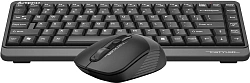 Клавиатура + мышь A4Tech Fstyler FGS1110Q клав:черный/серый мышь:черный/серый USB беспроводная Multimedia