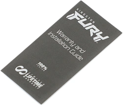 Память DDR4 2x8Gb 3600MHz Kingston KF436C17BBK2/16 Fury Beast RTL Gaming PC4-28800 CL17 DIMM 288-pin 1.35В kit single rank с радиатором Ret