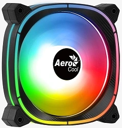 Вентилятор для корпуса Aerocool Astro 12 F ARGB 120х120x25 черный 4-pin (Molex) 21.8дБ (ASTRO 12 F ARGB PWM 4P) Ret
