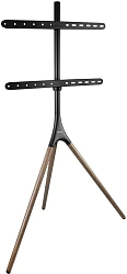 Стойка для телевизора Kromax OMEGA-11 серебристый/береза 32"-70" макс.35кг напольный фиксированный