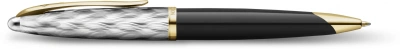 Ручка шариков. Waterman Reflections of Paris Carene DeLuxe (2200946) Black GT M син. черн. подар.кор.