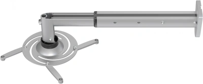 Кронштейн для проектора Cactus CS-VM-PR05BL-AL серебристый макс.10кг настенный поворот и наклон