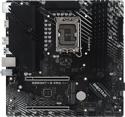 Материнская плата Biostar B860MT-E PRO Soc-1851 Intel B860 4xDDR5 mATX AC`97 8ch(7.1) 2.5Gg RAID+HDMI+DP