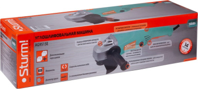 Углошлифовальная машина Sturm! AG9515E 1400Вт 8000об/мин рез.шпин.:M22.2 d=150мм