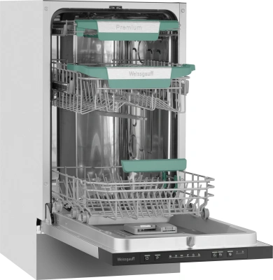 Посудомоечная машина встраив. Weissgauff BDW 4536 D Inverter Autoopen Timer Floor узкая инвертер