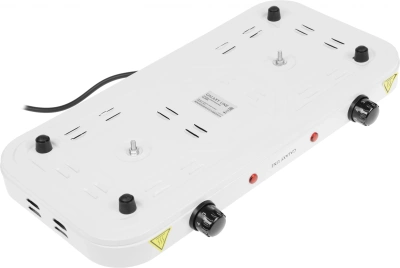 Плита Электрическая Galaxy Line GL 3004 белый эмалированный металл (настольная) (ГЛ3004Л)