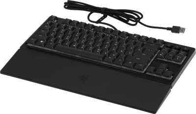 Клавиатура Razer Ornata V3 Tenkeyless механическая черный USB Multimedia for gamer LED (подставка для запястий) (RZ03-04880100-R3M1)