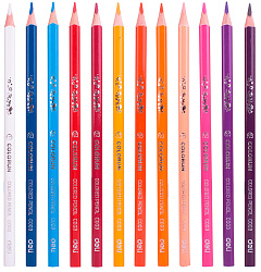 Карандаши цв. Deli EC00320 ColoRun трехгран. тополь 24цв. коробка/европод. (24шт)