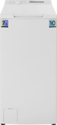 Стиральная машина Midea MFE12W75B/W-C класс: A загр.вертикальная макс.:7.5кг белый инвертер