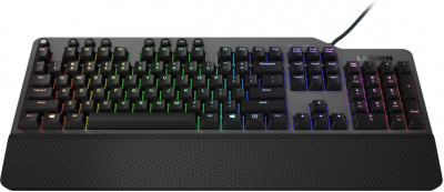 Клавиатура Lenovo Legion K500 RGB механическая черный USB Multimedia for gamer LED (подставка для запястий)