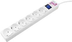 Сетевой фильтр Powercube SPG(5+1)-16B-5M-WHITE 5м (6 розеток) белый (коробка)