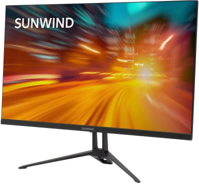Монитор SunWind 23.8" SUN-M24BA107 черный IPS LED 16:9 HDMI матовая 300cd 178гр/178гр 1920x1080 165Hz G-Sync DP FHD 2.9кг