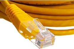 Патч-корд Lanmaster UTP TWT-45-45-5.0-YL RJ-45 вил.-вилка RJ-45 кат.5E 5м желтый ПВХ (уп.:1шт)
