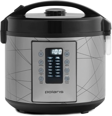 Мультиварка Polaris IQ Home PMC 5020 Wi Fi 5л 750Вт серебристый/черный