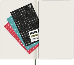 Еженедельник Moleskine CLASSIC SOFT WKNT Large 130х210мм датир.12мес 144стр. линейка мягкая обложка зеленый