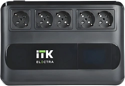 Источник бесперебойного питания ITK Electra ELT5-1000VA-1-001 600Вт 1000ВА черный