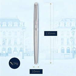 Ручка перьев. Waterman Hemisphere (S0920410) Steel CT F сталь нержавеющая подар.кор.
