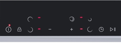 Варочная поверхность Krona Luna черный/нержавеющая сталь