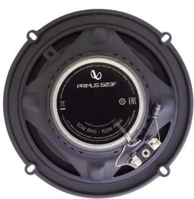 Колонки автомобильные Infinity Primus 603F (без решетки) 150Вт 92дБ 3Ом 16.5см (6 1/2дюйм) (ком.:2кол.) коаксиальные двухполосные